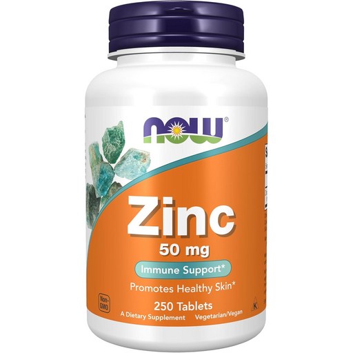 나우푸드 아연 50mg, 면역력과 피부 건강에 효과적인 영양제!