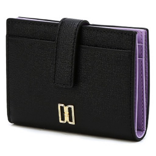 닥스 DD로고 소가죽 카드지갑, 블랙 + 케이스 동봉, 고급스러움의 정수
