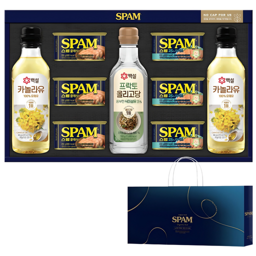 CJ제일제당 스팸 복합 E호 선물세트, 가족과 친구가 좋아할 조합!