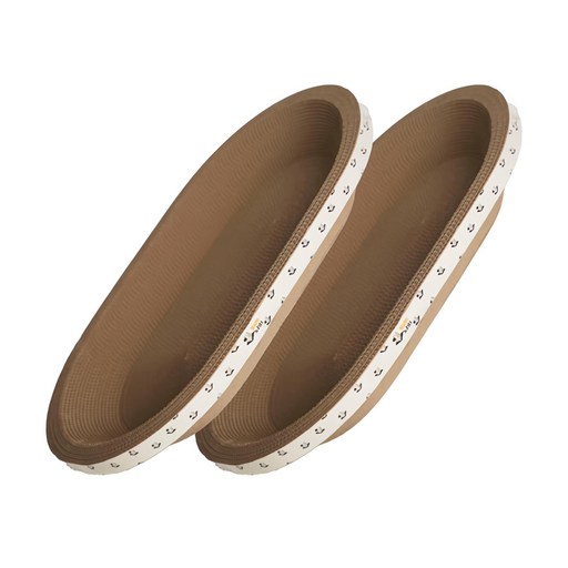 멍냥이노리터 고양이 타원형 스크래쳐, 넉넉한 사이즈에 고양이 행복 만점!